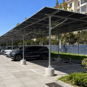 Outdoor Solar Panel Canopy Photovoltaic Car Shed Canopy Frame Solar Panel Mounting Bracket for Solar Carport System PV Panel