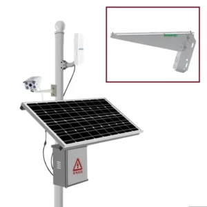 Outdoor Solar Power Supply Solar Panel Pole Mount Bracket Accessories for Mounting Wall and Ceiling Solar CCTV System
