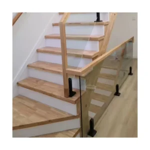 Outdoor Stair Balustrade Pool Fence Stainless Steel Balcony Glass Railing Balcony Post Balustrades Handrails Stair Glass Railing