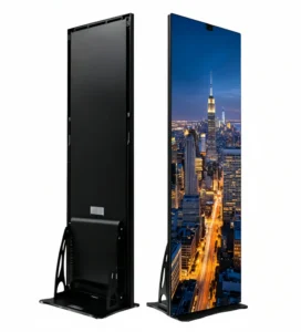 P2.5 Indoor LED Mirror Digital Signage Display with Mobile Stand for High End Retail Store Advertising