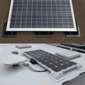 PV Accessory 4 5 7 Pieces Solar Mounting Bracket Drill Free ABS Kit for Caravan Boat Sheds Van Garage