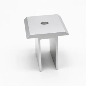 PV Module Aluminium Solar Mid Clamp for Roof Carport Mounting Kit Compatible with Various Frame Thicknesses