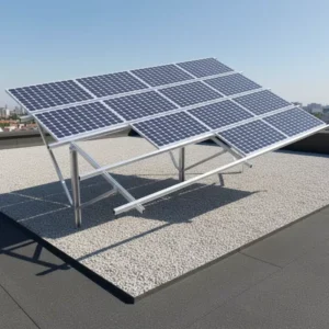 PV Mounting Systems Solar Panel Bracket Aluminium Hot Dip Galvanized Roof <60M/S Wind Load 1.4KN/m2 Snow Load KHSPB