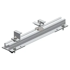 PV Panel System Rack Support Aluminum Bracket Metal Pitch Roof Solar Mounting Mini Rails