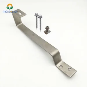 PV Solar Panel Roof Frame System High Quality Fast Installation Stainless Steel Hook on Flat Tile Rooftop