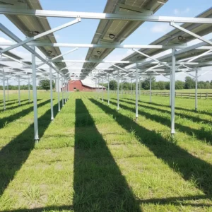 PV Structure Agrivoltaic Solar Mounting System Solar Farm Mounting Bracket Weather Resistant Solar Farm Frame