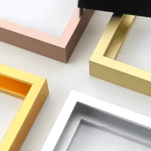 Photo Picture Frame Products Aluminium Supplies Brushed 20 25 30 40mm Depth Aluminum Material Picture Photo Mirror Metal Frame
