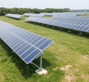 Photovoltaic Bracket Framed PV Modules Solar Mounting System Carbon Steel Zinc Aluminum Magnesium Aluminum Solar