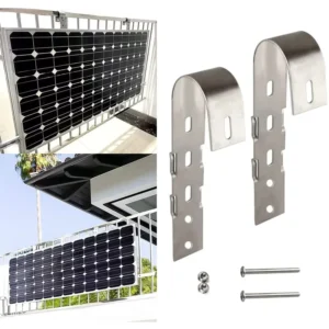 Photovoltaic Bracket Hook 304 Stainless Steel Photovoltaic Balcony Hook Solar Panel Installation Accessories