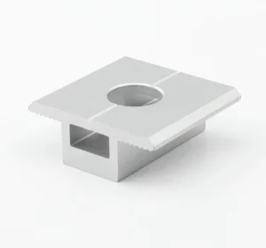 Photovoltaic Fasteners Reinforced Anodized Aluminum Solar Bracket Middle Clip Device YD.G06.001