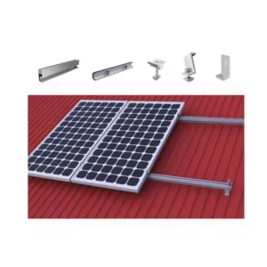 Photovoltaic Solar System Ground Mounting Holder Brackets Structures Solar Panel Bracket for Roof and Ground Mounting