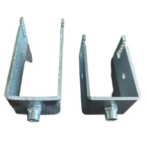 Photovoltaic Square Tube Mounting Clamp Solar Bracket Fixed Clip for PV Panel Support Structure Roof Rail Installation