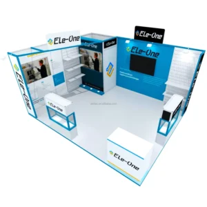 Portable Easy Set up Aluminum Profile for Exhibition Stand 20 X 20 Trade Show Booth for Eye catching Exhibition Display