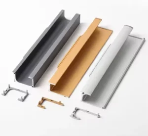 Powder Coated 18mm G Handle Profile Aluminum Cabinet for Kitchen Bedroom Bathroom & Living Room