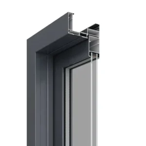 Precision 6000 Series Aluminum Alloy Door Window Profiles Wood Grain Transfer Anodized Powder Coated 5% Tolerance Cutting