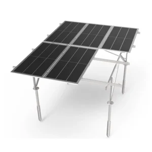 Price Zinc Aluminum Magnesium Solar Panel Support Frame Easy Installation Ground Mount Structure