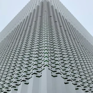 Prima Aluminium Honeycomb Panel Curtain Wall Toughened Design Hidden Frame Aluminum Panel Curtain Wall for Office Building