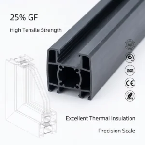 Professional PA66GF25 Cavity Thermal Break Strip Polyamide Profile for Double Glazed Aluminum Window and Building Curtain Walls