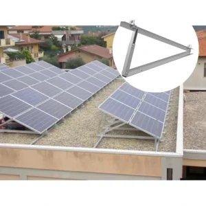Quick Install Flat Roof Solar Pv Ballasting Triangle Frame Structures for Flat Roof
