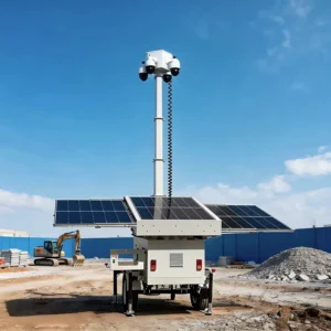 Rapid Deployment Off-grid Solar Camera Trailer for Mining Remote Areas