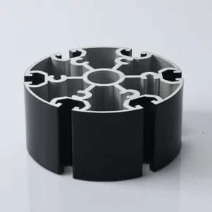 Reusable Black Interlocking 6000 Series Aluminum Profile Lightweight Trade Show Booth Display Frame Bending Cutting