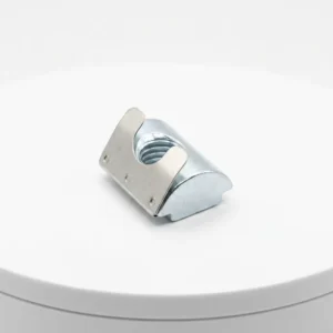 Roll in T Nut with Spring Leaf Stainless Steel 304 Slot Fasteners for 4545 Series Aluminum Extrusion