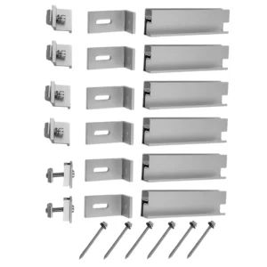 Roof Ground Solar Structure Photovoltaic Bracket Mounting PV Photovoltaic Accessories Aluminum Solar Mounting Rail