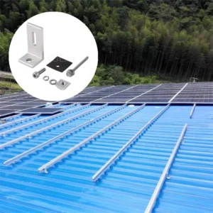 Roof Solar Mounting System Solar Panel Railing Bracket L Foot Hook Metal Roof Tiles Roof Solar Bracket