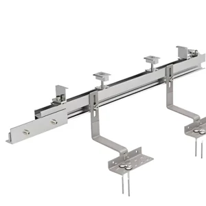 Roof Solar Power Generation System Installation Accessories High Strength Solar Panel Stand Hook Solar Accessories