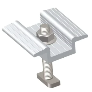 Rooftop Aluminium Solar Panel Mounting PV Mount Bracket Mid End Solar Clamp