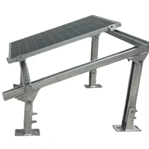 Rooftop Solar Power Generation System Carbon Steel U shaped Brackets Are Adopted Mount Solar Panel Solar Panel Stand