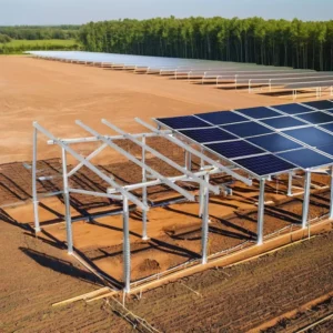 S350GD Solar Structure PV Mounting System Mount Kit With Bolt Steel Solar Mounting Bracket