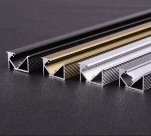SDW D19 Cabinet Shelf 45 Degree Light Linear Channel Narrow Recessed LED Aluminum Profile