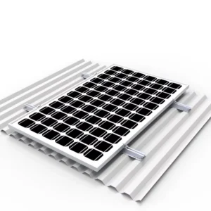 SECARE Solar Panel Photovoltaic Mounting Bracket for Color Steel Roof Panels Aluminum Alloy Photovoltaic Rail Support Model