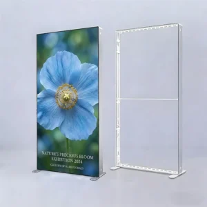 SEG LED Backlit Trade Show Display 10×10 Fabric Tension Frame Aluminum Exhibition Booth with Graphic Fast Ship