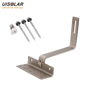 SUS304 Stainless Steel Solar Tile Roof Hook for PV Panel Mounting System Bracket
