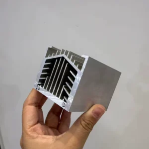 Sandblasted Extruded Aluminum Heat Sink Anti Scratch Surface for Exhibition Display LED Light Fittings