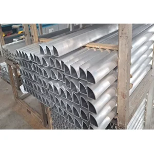 Semi Circle Aluminium Extrusion Profile Aluminium Extrusion Quarter Round Aluminium Extrusion Profile Alloy 6061 T6 Architect