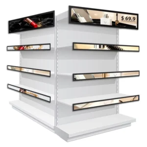 Shelf Edge Display 19.5 43 88 Inch Touch Screen Android Ultra Wide Stretched Bar LCD for Supermarket Retail Store