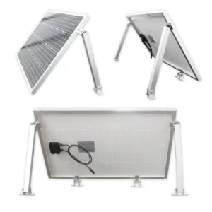 Silver Aluminum Solar Adjustable Mount Solar Panel Bracket