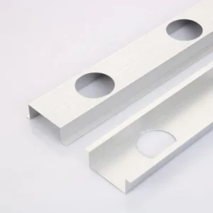 Silver Black Brown Rail Residential 1m 5hole Aluminum Track Profile for Landscape LED Point Light