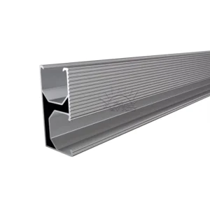 Silver Solar Aluminum Standard Rail For Pv Mounting System