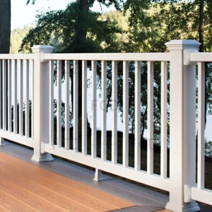 Simple Design Aluminum Exterior Handrails for Balcony Outdoor Modern Wrought Iron Railings