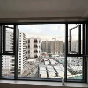 Simple Industrial Warehouse Workshop Large Scale Building Project Standard Profile Design Aluminum Casement Window