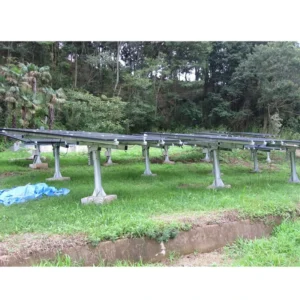 Single Post Galvanized Steel Solar Panel Mounting Bracket for Off Grid Use