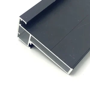 Slim Aluminum Alloy Modern Windproof Finished Swing Door Frame Profiles