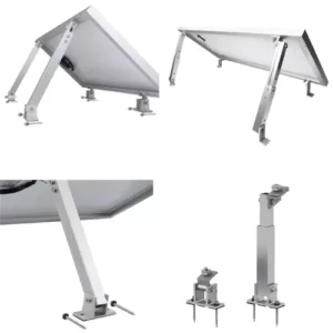 So Easy Aluminum PV Solar Panel Mounting Bracket Adjustable Front and Rear Leg for Flat Roof Solar System in Stock