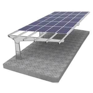 Solar 720W Carbon Steel Solar Panel Mounting Bracket for Car Roof 5 Pole 60m/s Wind Load 20+ Year Warranty