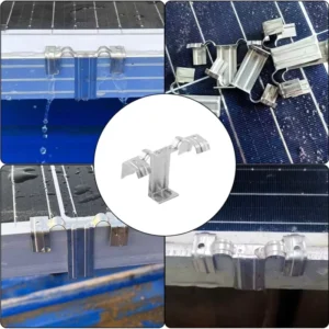 Solar Accessories Solar Panel Water Drainage Clips PV Modules Cleaning Clips for Water Drain Edge Cleaning