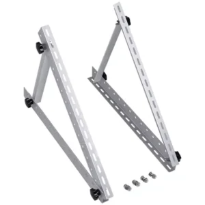 Solar Adjustable 0 90degree Solar Panel Mounting Triangle Brackets Solar Aluminium Angle Rail